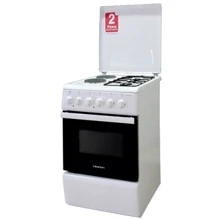 Плита комбинированная Liberton LCKE5622 GW: Тип устройства Кухонная плита комбинированная