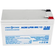 LogicPower LPM MG 12В 9Ач (6555): Тип Аккумулятор
