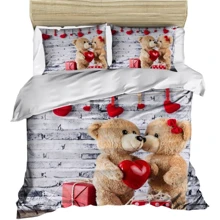 Комплект постельного белья LightHouse Ranforce+3D Teddy Bears евро серый (1006OZ_2,0): Материал ранфорс