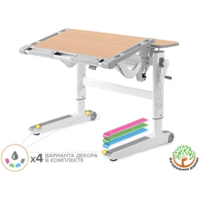 Детский стол Mealux Ergowood L Multicolor MG (арт. BD-810 MG/MC): Тип Парта-трансформер