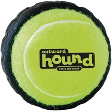 Игрушка для собак Outward Hound Tire Ball Ylw LG Теннисный мячик с шиной Желтый (oh67712): Производитель Outward Hound