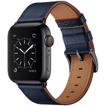 Аксессуар для Watch Top Genuine Leather Bank Dark Blue (BLAP181266) for Apple Watch 42/44/45/49mm Ultra: Производитель Lunatik