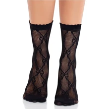 Носочки Leg Avenue Bow Net Anklets: Для кого Для женщин