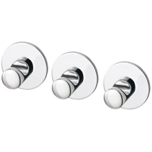 Гачок самоклеючий хромований ІКЕА Skoghall Chrome (50567830): Вид Крючки