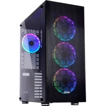 Корпус QUBE TITAN ARGB Black (TITAN_AJ88ARGB): Форм-фактор материнської плати ATX / E-ATX / Micro-ATX