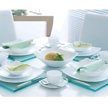 Столовий сервіз Сервіз Luminarc Quadrato White H6783 (21 пр.): Кількість персон 6