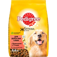 Сухой корм Pedigree для взрослых собак Говядина и птица 8.4кг (5900951240560): Тип Сухой корм