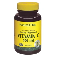Natures Plus Vitamin C 500 mg Вітамін С 90 таблеток: Тип вітамін C
