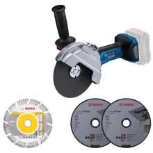 Аккумуляторная угловая шлифмашина Bosch Professional GWS 18V-180 P без акб (06019H6L01): Производитель Bosch