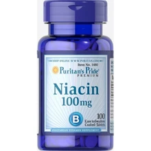 Puritan's Pride Niacin 100 mg 100 tabs Ниацин: Тип Витамин B