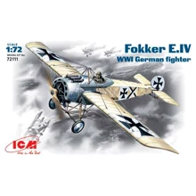 Модель ICM Німецький винищувач Fokker E-IV (ICM72111): Виробник ICM