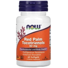 Now Foods Red Palm Tocotrienols 50 mg Красное пальмовое масло 60 капсул: Тип Витамин E