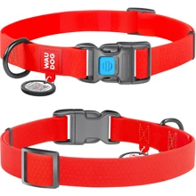 Нашийник WAUDOG Waterproof, водостійкий, пластикова пряжка 15 мм 23-35 см червоний (27393): Виробник WAUDOG
