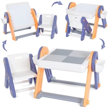 Столик-лего Baby Toys 2 в 1 с мольбертом QC-BB01: Тип набор