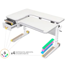 Детский стол Mealux Woodville Multicolor TG (арт. BD-850 TG/MC): Тип Парта