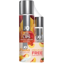 Комплект вкусовых лубрикантов System JO GWP — Peaches & Cream — Peachy Lips 120 мл & H2O Vanilla 30: Для кого Унисекс