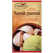 Упаковка Чеснок сушеный гранулированный Любисток 12х15 г (УП4820076015465): undefined undefined