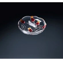 Тарелка Walther Glas Nadin Satin-Red-Gold 6142 WG (180мм): undefined undefined