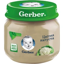 Пюре GERBER овощное Цветная капуста для детей с 6 месяцев (5900452078662): Вид Овощное