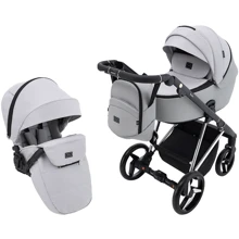 Универсальная коляска 2 в 1 Adamex Blanc Special Edidion PS-723/K светло-серый (680865): Тип коляски Универсальная коляска (2-в-1)