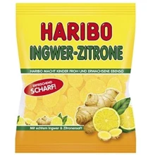 Цукерки жувальні Haribo Ingver Zitrone 160 г (НФ-2011): Вага, г 160