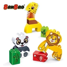 Конструктор Banbao Великі блоки Сафарі 11 ел. (9002): Виробник BanBao