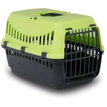 Переноска для котов и собак Bergamo Gipsy 1 small Green пластиковая дверь 46x31x32 см зеленая: Производитель Bergamo