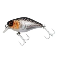 Воблер Jackall Chubby 38мм, 4г UV Mat Silver & Black (1699.18.71): Плавучість Плаваючі