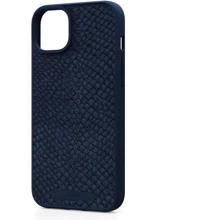 Чехол для iPhone Njord Salmon Leather MagSafe Case Petrol Blue (NA52SL01) for iPhone 15 Plus: Цвет синий