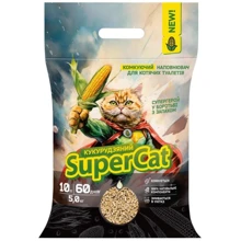 Наполнитель кукурузный SuperCat комкующийся для кошачьих туалетов 5 кг (3540): Вид Кукурузный