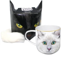 Кухоль Carmani Білий кіт 500 ml (017-0023): Виробник Carmani