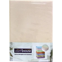 Простынь на резинке LightHouse Jersey Premium 180х200х25 см персиковый (46609): Тип простынь