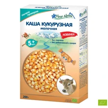 Органическая молочная каша Fleur Alpine Кукурузная 200 г: Тип Каши молочные