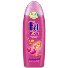 Fa Kids Гель-шампунь для душа для девочек Русалочка 250 ml: Назначение Очищение