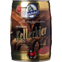 Пиво Monchshof Kellerbier светлое нефильтрованное 5.4% 5 л (PLS_4082100004467): Объем, л 5