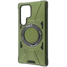 Чохол для телефона WAVE Iron Grip with Magnetic Ring Dark Green для Samsung S928 Galaxy S24 Ultra: Сумісність Samsung S928 Galaxy S24 Ultra