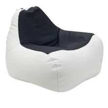 Крісло-Груша Прімтекс Плюс Simba H-2200/D-5 S White-Black: undefined undefined