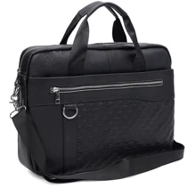 Мужская конференц-сумка Borsa Leather черная (K11117-black): Пол Мужской