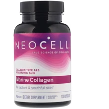 Neocell Marine Collagen 120 Caps Морський колаген і гіалуронова к-та: Тип колаген