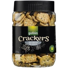 Печенье Gullon Crackers Quinoa & Chia 250 г (WT3015): Вес нетто 250 г