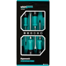 Whirlpower Набор отверток 6шт. SL/PH картон.кейс: Назначение набора универсальный