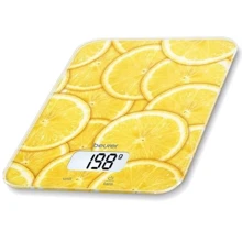 Весы кухонные Beurer KS 19 Lemon: Тип конструкции с плоской плaтформой