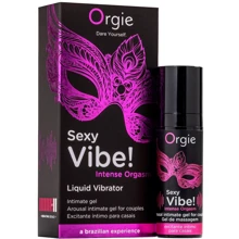 Рідкий вібратор Orgie Sexy Vibe! Intense Orgasm, 15 мл, тепло-холод, дуже потужний