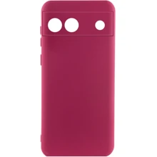 Чохол для телефона Lakshmi Case Silicone Cover Full Camera Marsala для Google Pixel 6a: Сумісність Google Pixel 6a