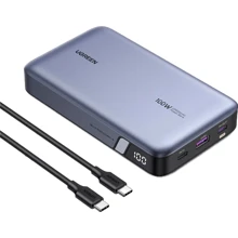 Внешний аккумулятор Ugreen Power Bank 20000mAh PB720 Two-way FC 100W Gray (25188): Количество USB 3