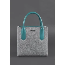 Женская сумка тоут BlankNote Blackwood серая (BN-BAG-28-felt-tiffany): Пол Женский