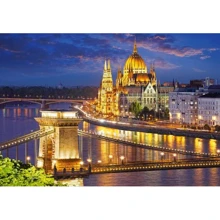Пазлы Castorland 2000 Панорама Будапешта в сумерках C-200405: Производитель CASTORLAND