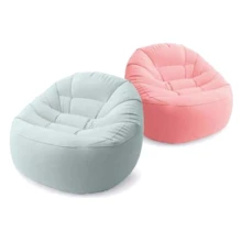 Intex Кресло надувное 68590 Beanless Bag 2 цвета, 112x104x74 см: Тип Кресло надувное