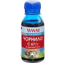 Чорнило WWM Canon PFI-107 100г Cyan PFI-107С (C67/C-2): Колір Cyan