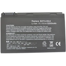 Батарея для ноутбука Acer BATBL50L6 Aspire 3100 11.1V Black 5200mAh OEM (7805): Емкость, мАч 5200